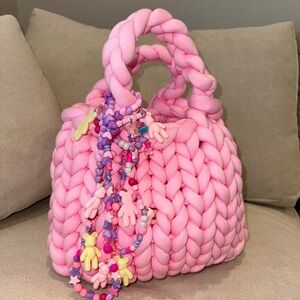 Knit Tote Bag Y2K Viral